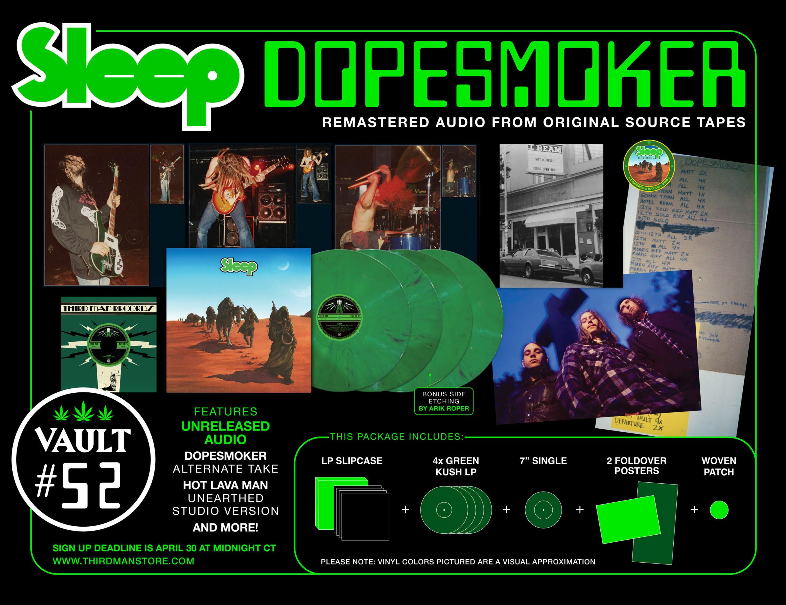 SLEEP Dopesmoker 2013 Green Cassette