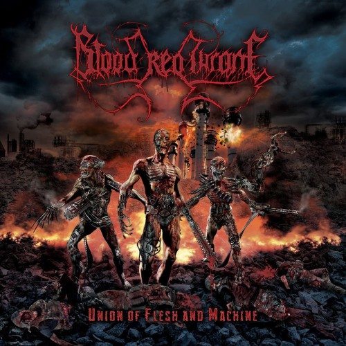 Blood Red Throne – Union of Flesh and Machine cover ghostcultmg