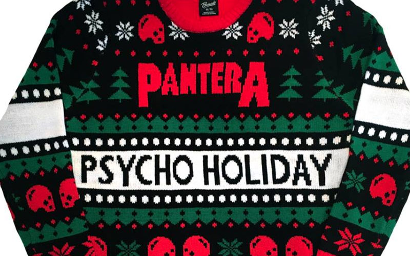 pantera xmas sweater